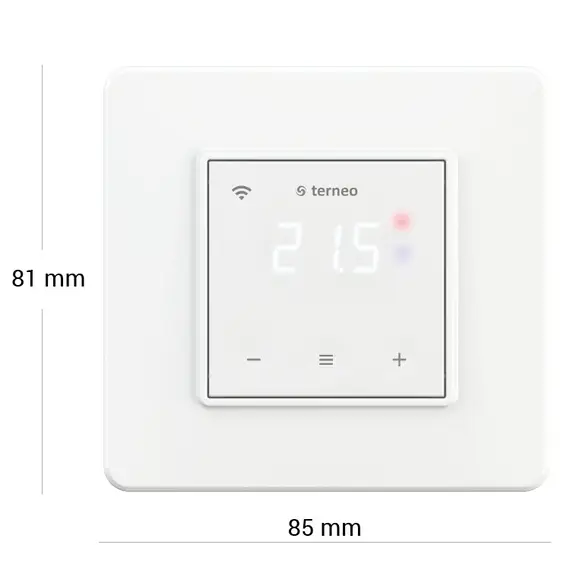 TERNEO SX ТЕРМОРЕГУЛАТОР - ПРОГРАМАТОР  С WIFI ЗА ПОДОВО ОТОПЛЕНИЕ, БЯЛ