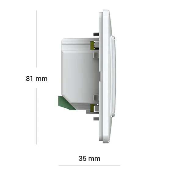 TERNEO SX ТЕРМОРЕГУЛАТОР - ПРОГРАМАТОР  С WIFI ЗА ПОДОВО ОТОПЛЕНИЕ, БЯЛ